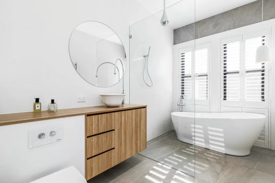 Good Price Melamine Door Drawer Vanity Modern Master Bathroom Wall Mount Cabinets