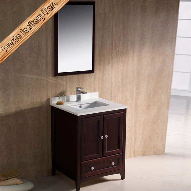 North America Modern Single Basin Wooden Bath Cabinets