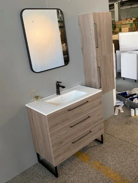 Modern Melamine Plywood Furniture Bathroom Vanity for Wholesale Retail