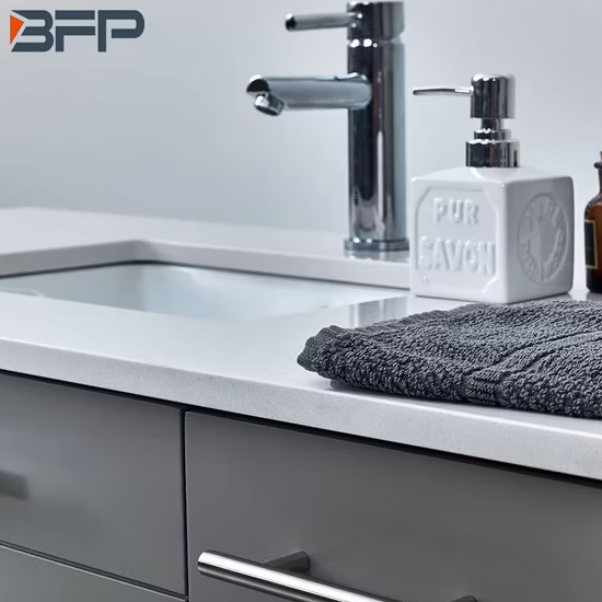 Modern Style Lacquer Floating Bathroom Vanity with Drawer
