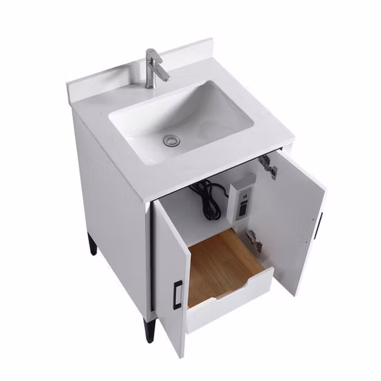 Solid Wood Bathroom Furniture North America From China Factory Bathroom Cabinet